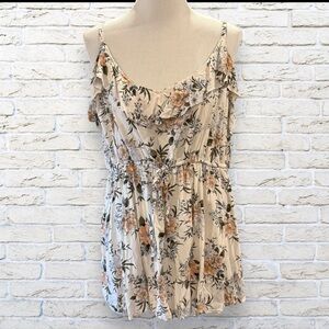Torrid Floral Blouse Tank Camisole Size 4 4X 26